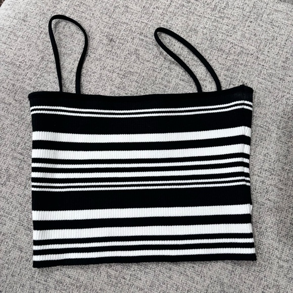 Striped strap crop top! - Picture 1 of 5